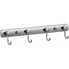 Изображение товара Планка с крючками Savol S-05204B, хром