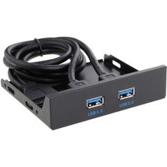 Изображение товара Планка USB 3.0 на переднюю панель 3.5" Gembird, 2xUSB-A 3.0
