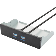 Изображение товара Планка USB 3.0 на переднюю панель 5.25" Gembird, 2xUSB-A 3.0