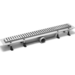 Изображение товара Комбинированный пластиковый сливной канал PLASTBRNO решетка из нержавеющей стали 3, L=400