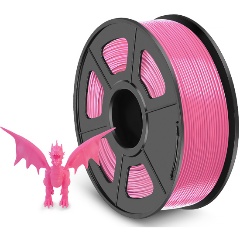 Изображение товара Пластик NV PRINT PETG Pink для 3D печати диаметр 1.75мм длина 330 метров масса 1 кг