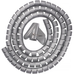 Изображение товара Пластиковый спиральный рукав Cabeus PCB-25 25 мм 2 м с инструментом ST-25