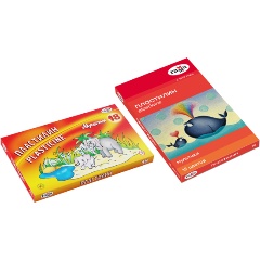 Изображение товара Пластилин Гамма "Мультики", 18 цветов, 360г, со стеком, картон