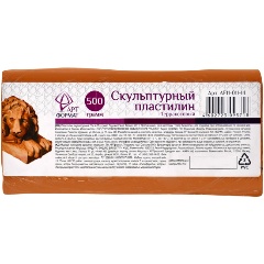 Изображение товара Пластилин скульптурный АРТформат терракотовый 500 г