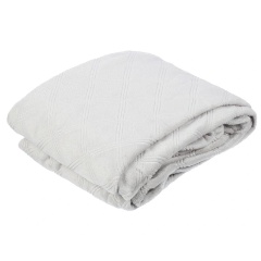 Изображение товара Плед микрофибра Luscan, фактура серый 150x200