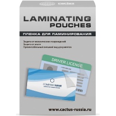 Изображение товара Пленка для ламинирования Cactus 100мкм (100шт) глянцевая 65x95мм CS-LPG6595100