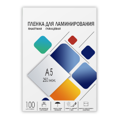 Изображение товара Пленка для ламинирования Гелеос 154х216 (250 мик) 100 шт.