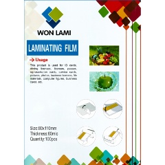 Изображение товара Пленка для ламинирования WF А7, 80х110 мм, 60 мкм, 100 шт/уп