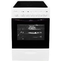 Изображение товара Электрическая плита Лысьва EF4006МК00 белый стеклокерамика 4 конфорки духовка 57 л