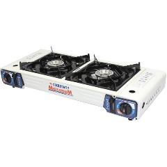 Изображение товара Плита газовая СЛЕДОПЫТ MaximuM PF-GST-DM01 двойная (с переходником)