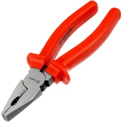 Изображение товара Плоскогубцы Econom, 180 мм, шлифованные, пластмассовые рукоятки, MATRIX, 16993