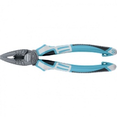 Изображение товара Плоскогубцы комбинированные GROSS 16975, трехкомпонентные рукоятки, 205 мм
