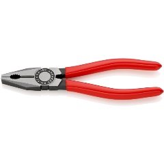 Изображение товара Плоскогубцы комбинированные Knipex KN-0301180SB, 180 мм, пластиковые рукоятки