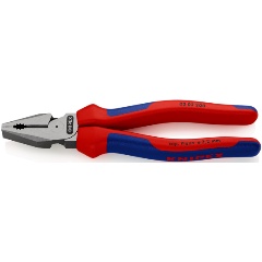 Изображение товара Плоскогубцы комбинированные Knipex KN-0202200SB особой мощности, 200 мм, двухкомпонентные рукоятки