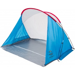тент Пляжный JUNGLE CAMP Miami Beach, синий/серый, р. 200х150х125 см Изображение 1 - купить в интернет магазине с доставкой, цены, описание, характеристики, отзывы