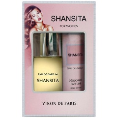 Изображение товара Подарочный набор НОВАЯ ЗАРЯ Шансита парфюмерия + дезодорант для женщин