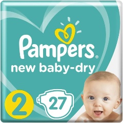 Изображение товара Подгузники Pampers New Baby мини 27 шт. для новорожденных 4-8 кг