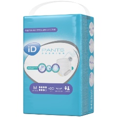 Изображение товара Подгузники-трусики для взрослых iD Pants Premium M (80-120 см), 30 шт