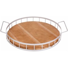 Изображение товара Поднос AGNESS с ручками, 40х35х7см (917-133)