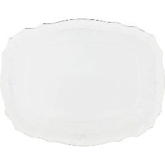 Изображение товара Поднос Bernadotte "Деколь отводка платина" прямоугольный 40 см