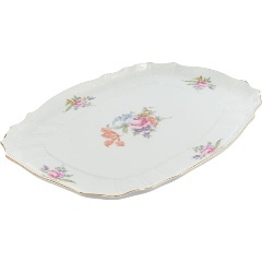 Изображение товара Поднос Bernadotte "Мейсенский букет" прямоугольный 40 см
