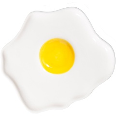 Изображение товара Декоративный поднос Doiy Fast Food Egg, 14,5x14 см (DYTRTRFFEG)