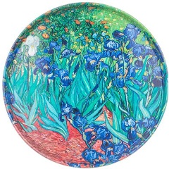Изображение товара Поднос сервировочный AGNESS классика.ирисы 33х2,1 см стильный и практичный
