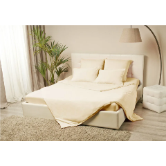 Изображение товара Пододеяльник Edelson TENCEL 200x220см экрю из натурального трикотажа