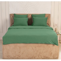 Изображение товара Пододеяльник KUPU-KUPU ELEGANTE 140х205, трикотаж, изумруд меланж