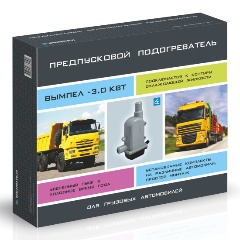 Изображение товара Подогреватель тосола ВЫМПЕЛ №50 для "МАЗ" 3 кВт