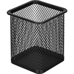 Изображение товара Подставка Attache для письм.прин.квадр.80х80мм,выс.98мм,металл.сетка чёрная