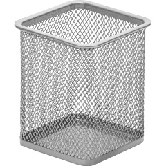 Изображение товара Подставка Attache для письм.прин.квадр.80х80мм,выс.98мм,металл.сетка(сереб)