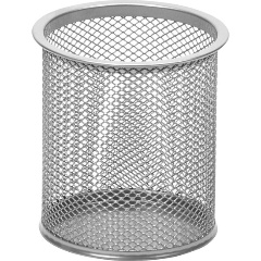 Изображение товара Подставка Attache для письм.прин.цилиндр.,d89х100мм, металл.сетка(серебро)