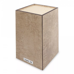 Изображение товара Подставка для кухонных ножей универсальная ComposeEat серия ProFashion PDN120433KL6, 12х12х24 см, порфир кремовый, композитный материал