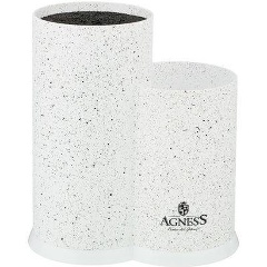 Изображение товара Подставка для ножей AGNESS "арктик" универсальная, 20х12х22 см