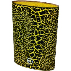 Изображение товара Подставка для ножей TimA овальная, пластик, желтый/черный (PP-07)