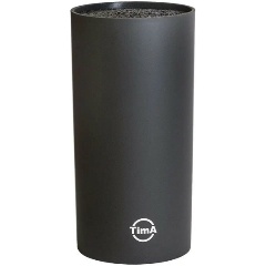 Изображение товара Подставка для ножей TimA круглая, лапша, пластик, черный (PP-01)