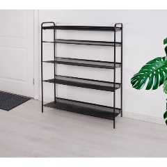 Изображение товара Подставка 5-ти полочная для обуви ЗМИ Женева 35 долговечная стальная обувница