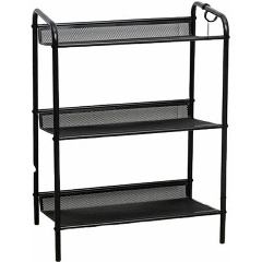 Изображение товара Подставка для обуви ЗМИ 3-х полочная "Женева 13" черный