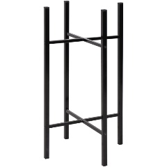 Изображение товара Металлическая подставка для цветов Ника ПЦСТ2 черная напольная 28х28х51 см