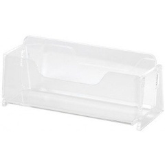 Изображение товара Подставка для визиток настольная BRAUBERG, 95х20 мм, 1 карман глубиной 32 мм, 290420