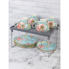 Изображение товара Подставка EL Casa "Лофт" (модель - 6001/08) серая, 29х25,8х17,5 см