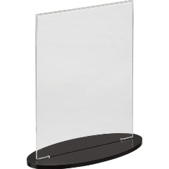 Изображение товара Подставка настольная Attache А5 двусторонняя вертикальная черное основание