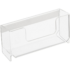 Изображение товара Подставка настольная ,настенная Attache 95х45х25мм на скот для визиток акрил