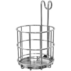 Изображение товара Подставка универсальная круглая навесная на рейлинг МУЛЬТИДОМ 9,5x9,5x16 см