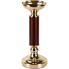 Изображение товара Декоративный металлический подсвечник ArtHouse 24 см для свечи