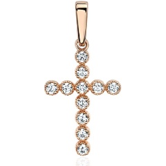 Изображение товара Подвеска Крест Estet Jewelry 01Р611120-17,0.47гр