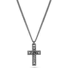 Изображение товара Подвеска Police PEAGN2211302 с крестом из звеньев цепи