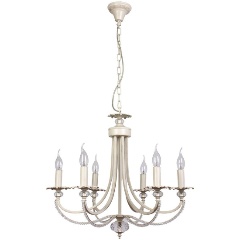 Изображение товара Подвесная люстра Abrasax Josephine 3007/6 кремовая для гостиной