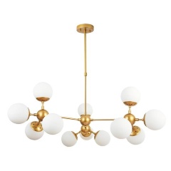 Изображение товара Подвесная люстра Arte Lamp Bolla A1664SP-12GO стиль модерн для гостиной 12 ламп